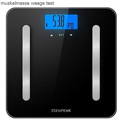 Muskelmasse waage test